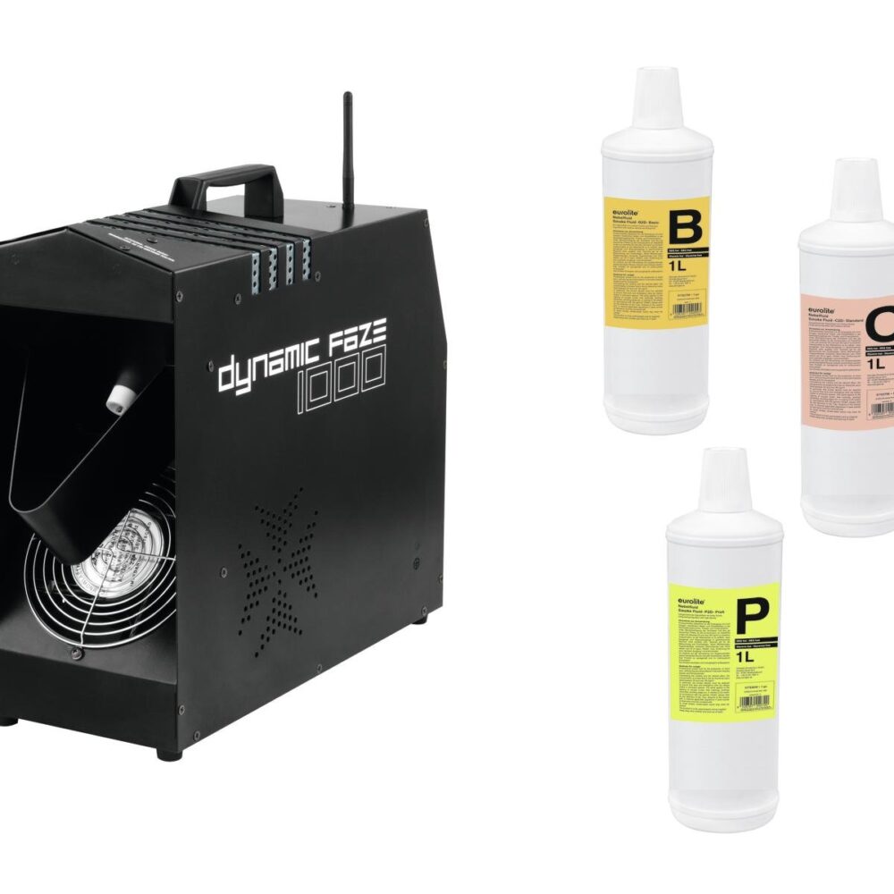 EUROLITE Set Dynamic Faze 1000 + Fluids