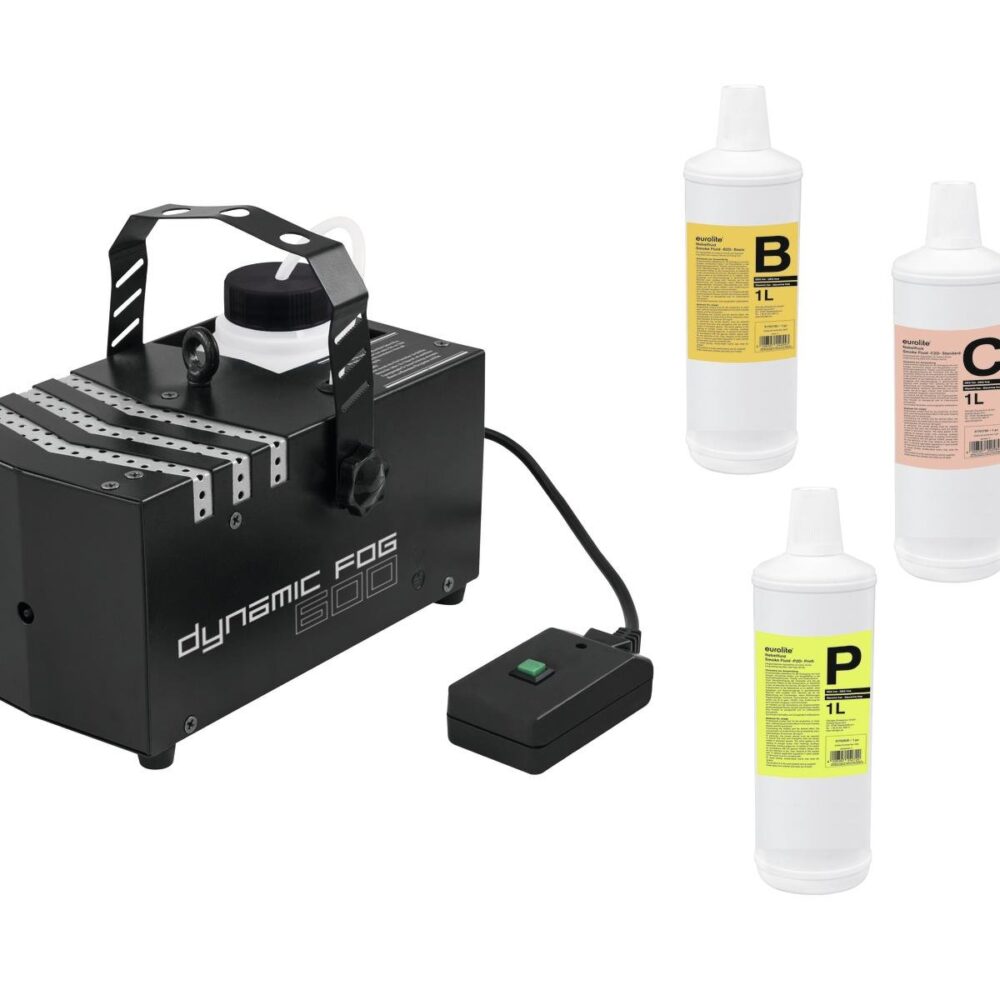 EUROLITE Set Dynamic Fog 600 + Fluids