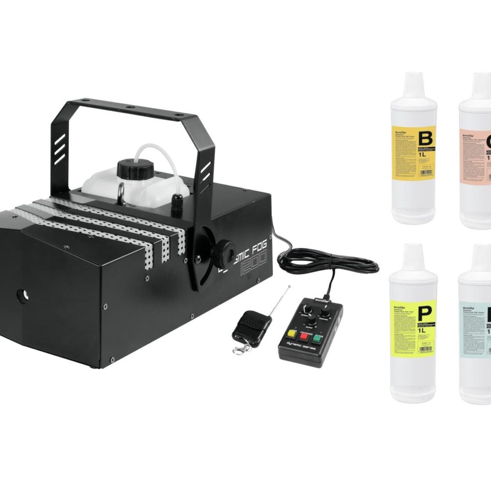 EUROLITE Set Dynamic Fog 1200 + Fluids
