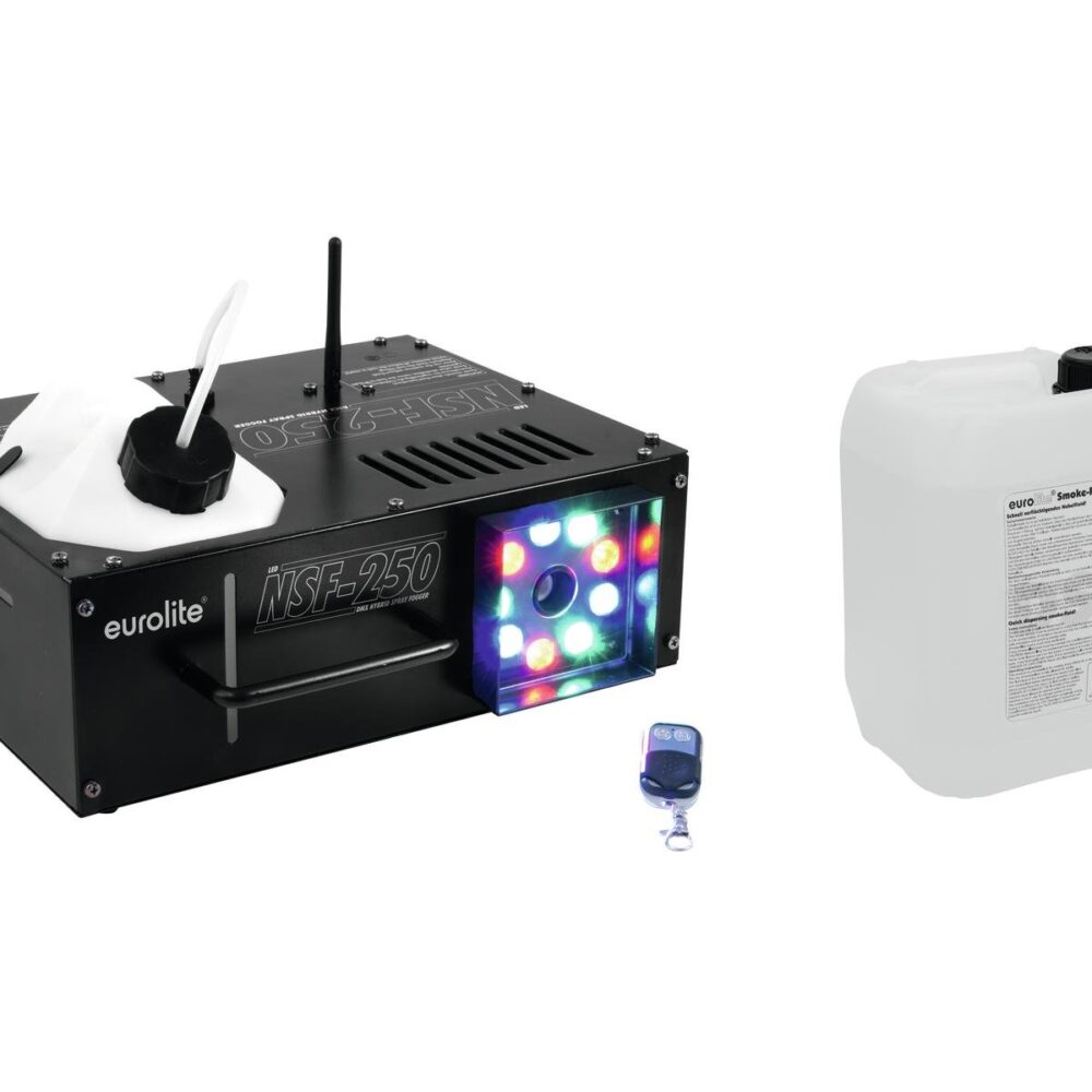 EUROLITE Set NSF-250 + Smoke Fluid -DSA- 5l