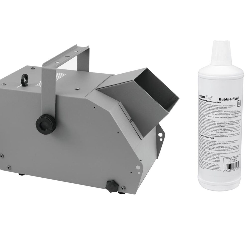 EUROLITE Set BW-100 Bubble Machine + Bubble Fluid 1l