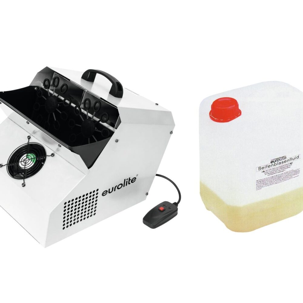 EUROLITE Set SD-201 DMX Bubble Machine + Bubble Concentrate for 5l