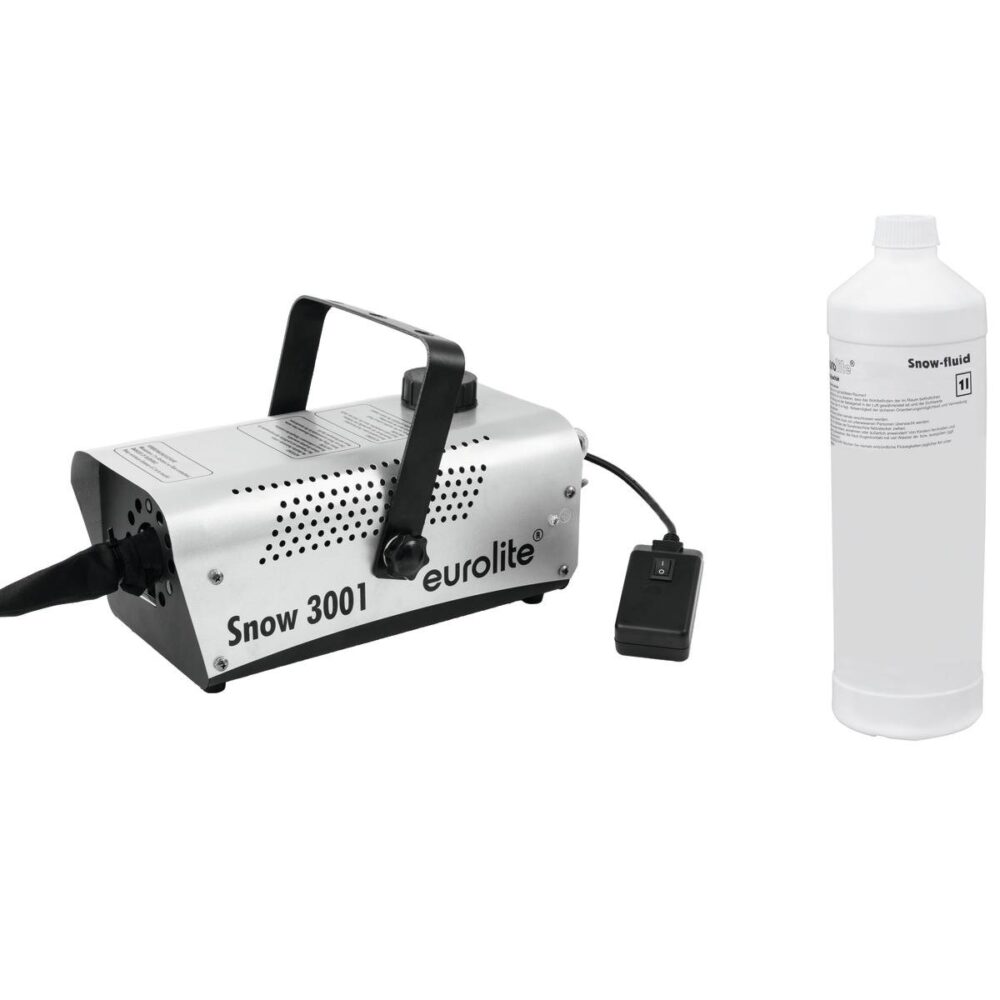 EUROLITE Set Snow 3001 Snow Machine + Snow Fluid 1l