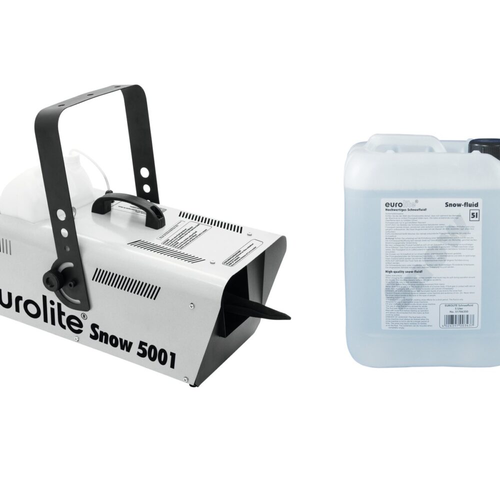 EUROLITE Set Snow 5001 Snow Machine + Snow Fluid 5l
