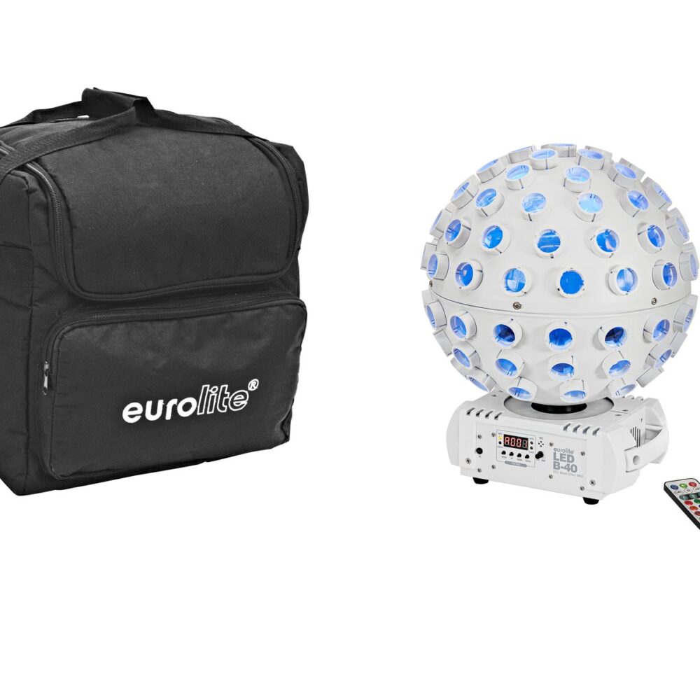 EUROLITE Set LED B-40 HCL MK2 white + Soft Bag