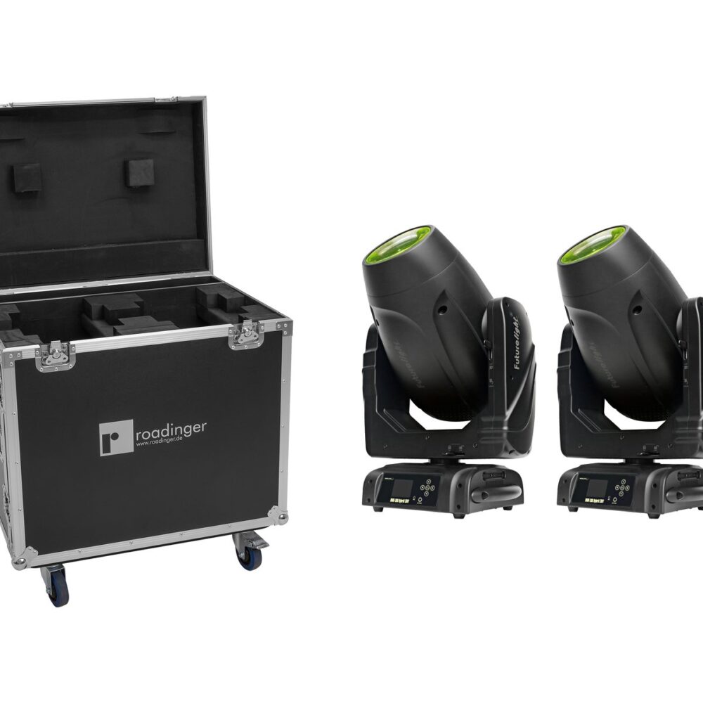 FUTURELIGHT Set 2x DMH-380 + Case with wheels