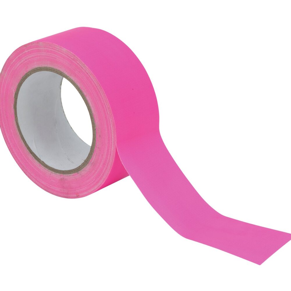 Gaffa Tape 50mm x 25m, neon pink, uv active