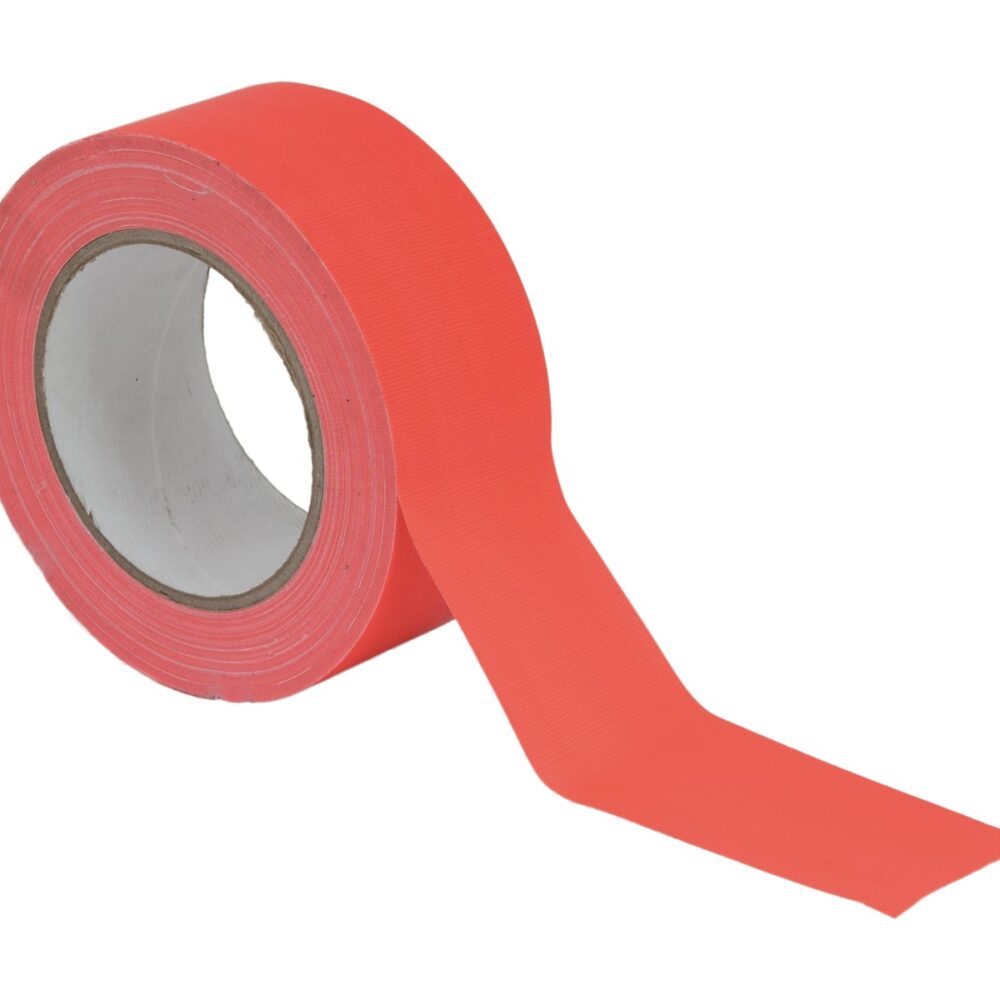 Gaffa Tape 50mm x 25m, neon orange, uv active