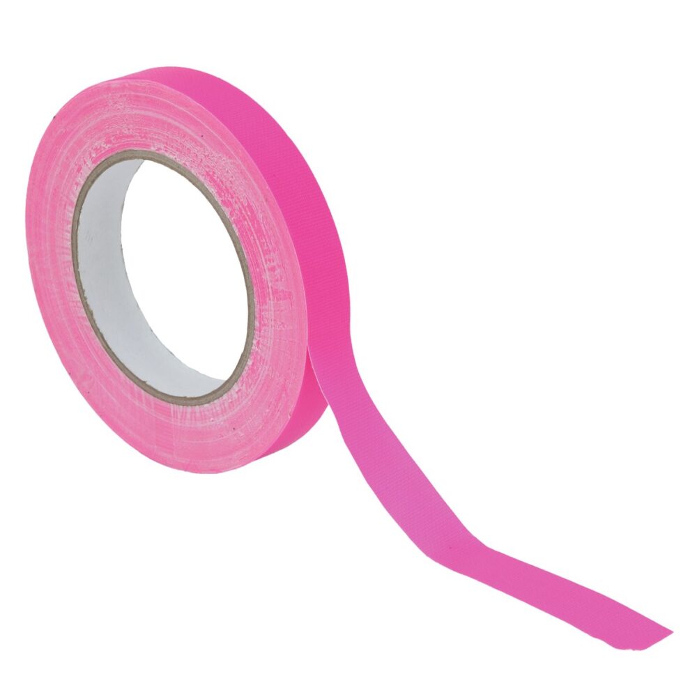 Gaffa Tape 19mm x 25m, neon pink, uv active
