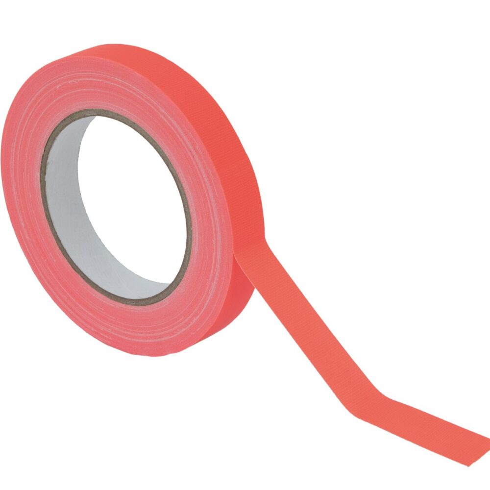 Gaffa Tape 19mm x 25m, neon orange, uv active