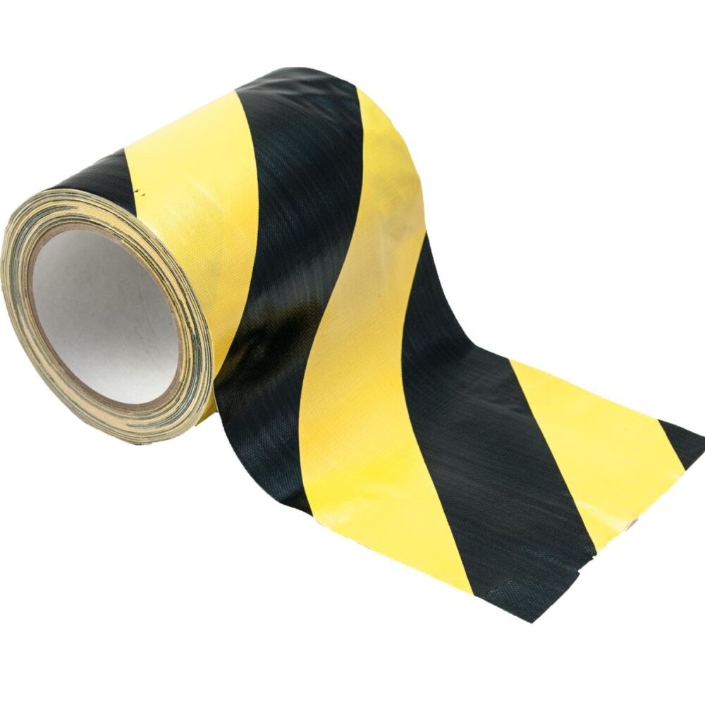 Cable Tape yellow/black 150mm x 15m