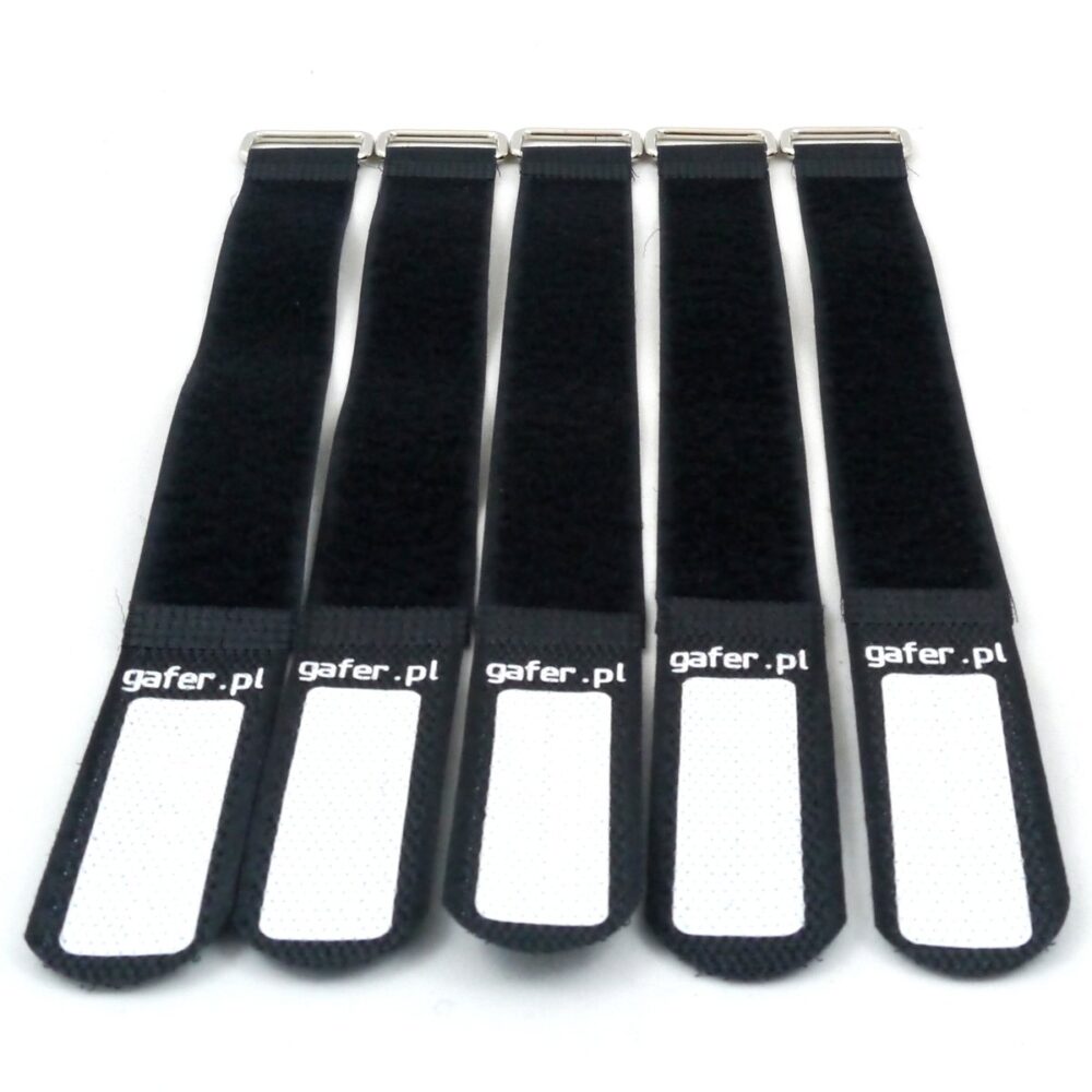 GAFER.PL Tie Straps 25x260mm 5 Pieces Black