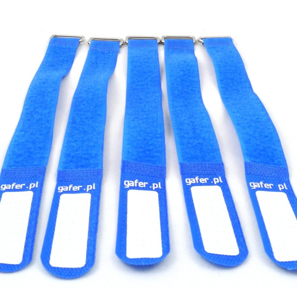 GAFER.PL Tie Straps 25x400mm 5 pieces blue