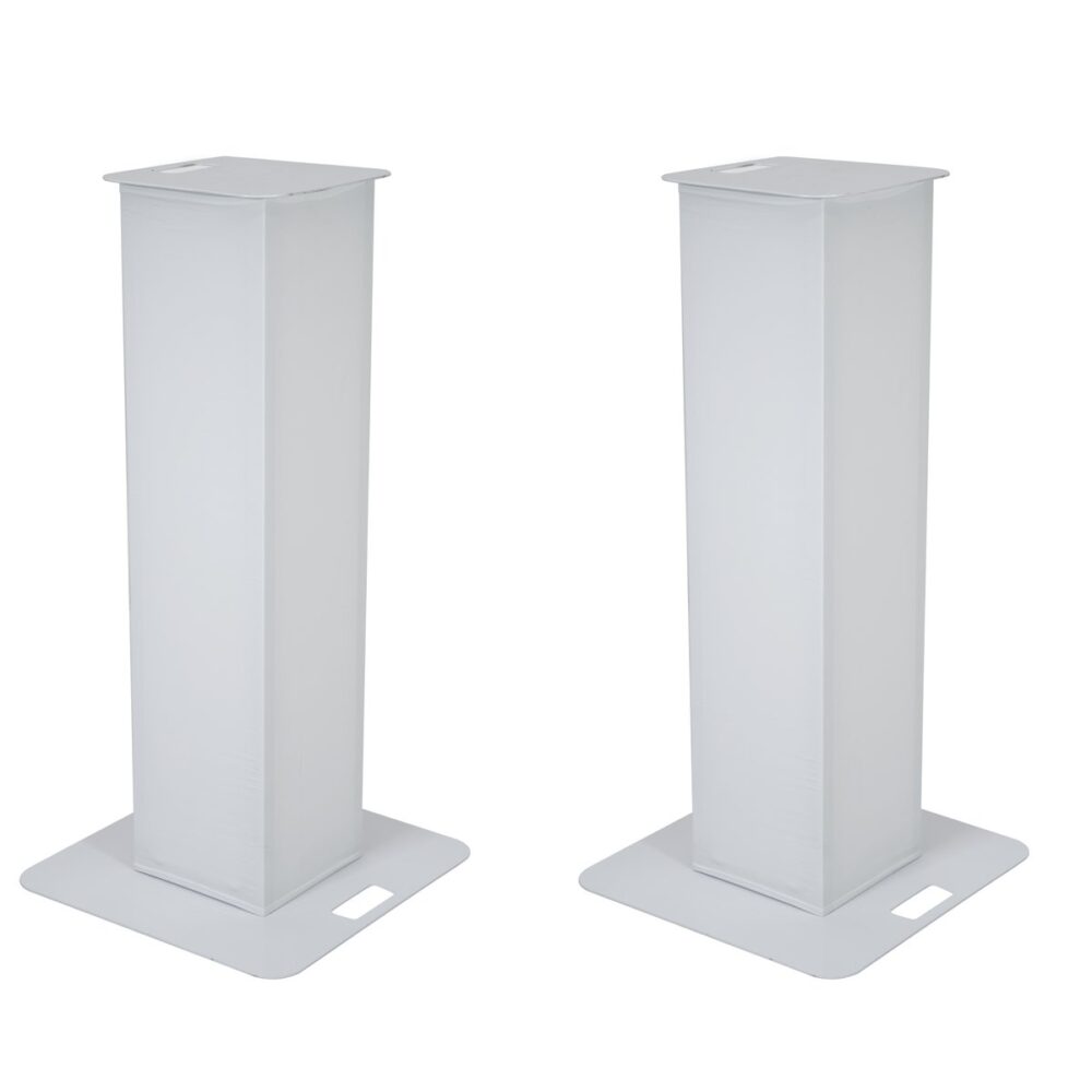 EUROLITE 2x Stage Stand 100cm incl. Cover and Bag, white