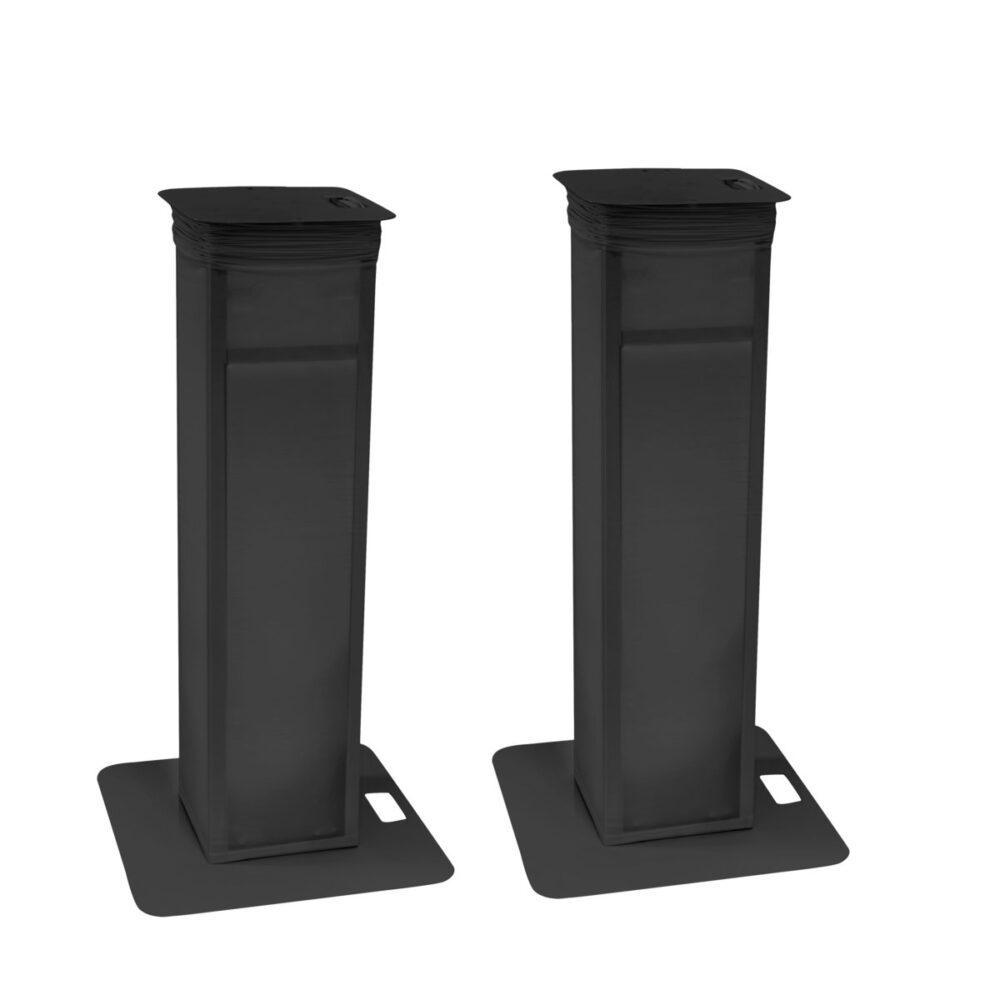 EUROLITE 2x Stage Stand variable incl. Cover and Bag, black