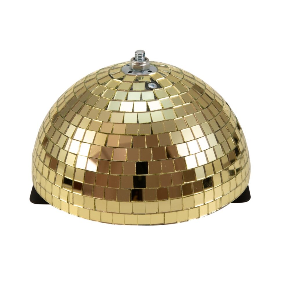 EUROLITE Half Mirror Ball 20cm gold motorized