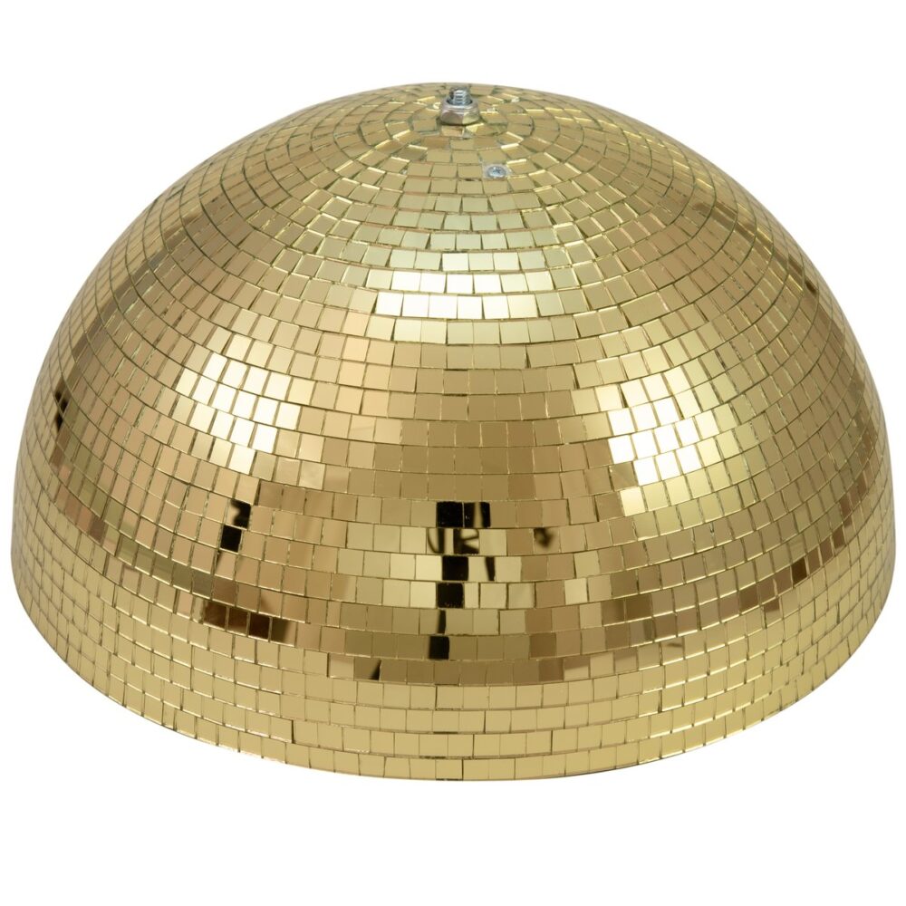 EUROLITE Half Mirror Ball 50cm gold motorized