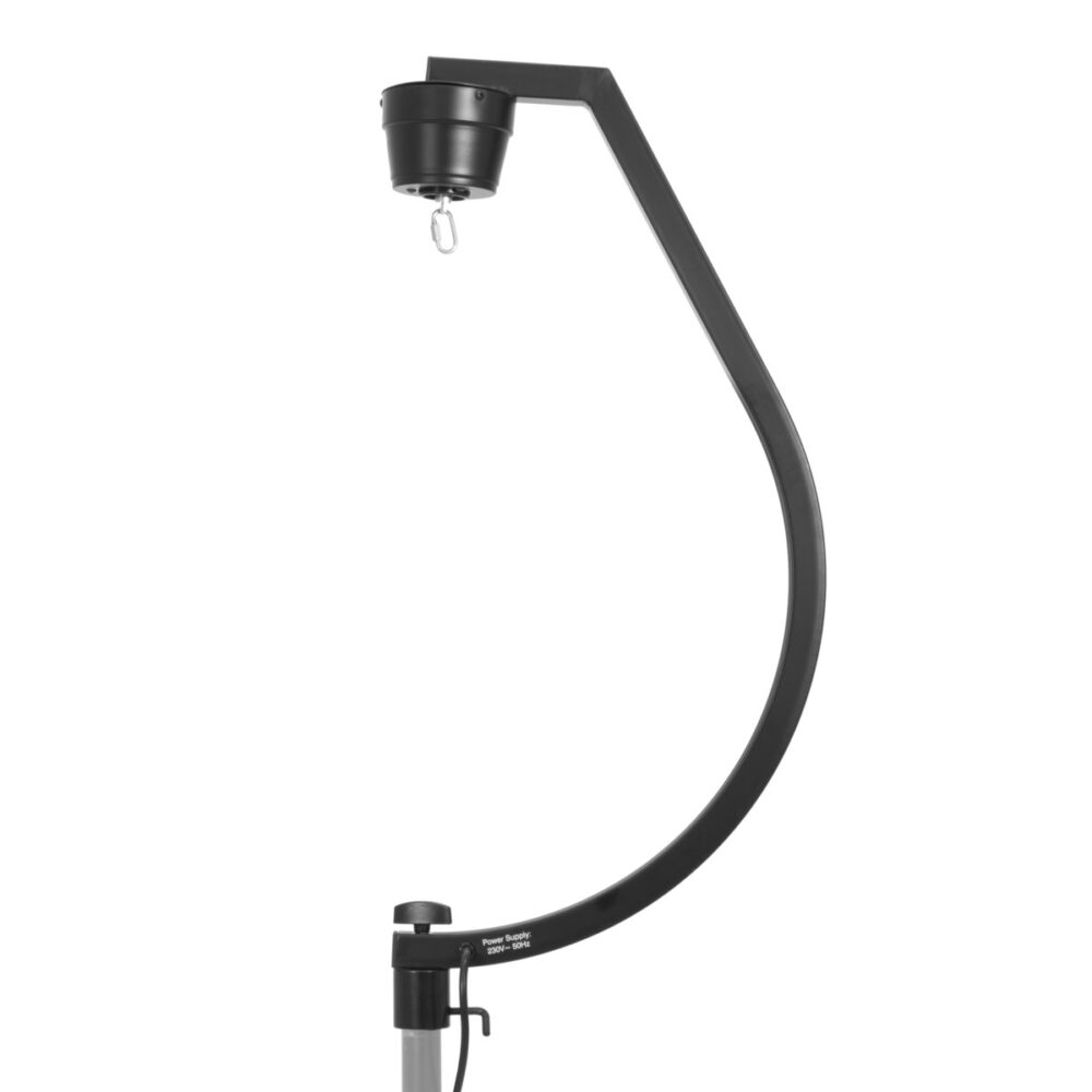 EUROLITE Stand Mount with Motor for Mirror Balls up to 50cm bk + Quick Link