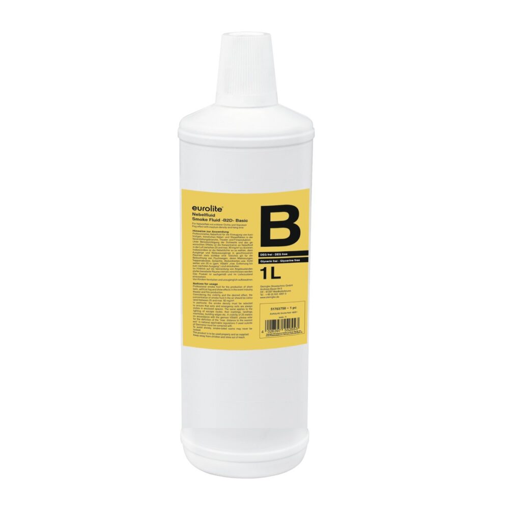 EUROLITE SMOKE FLUID -B2D- Basic, 1l smoke fluid