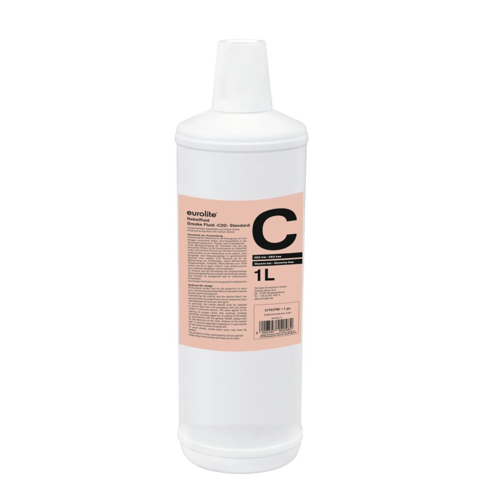 EUROLITE SMOKE FLUID -C2D- Standard, 1l smoke fluid