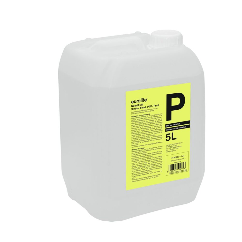 EUROLITE SMOKE FLUID -P2D- Professional, 5l smoke fluid