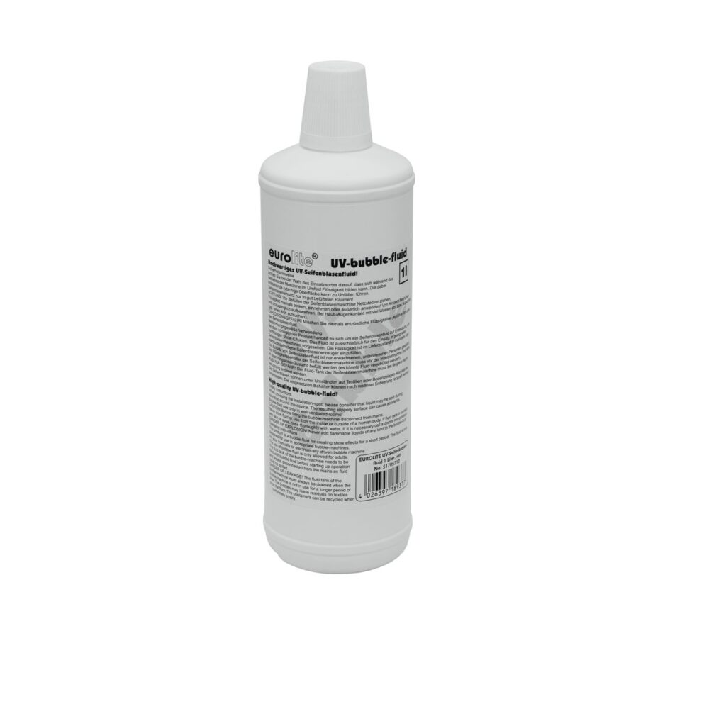EUROLITE UV-Bubble Fluid 1l red
