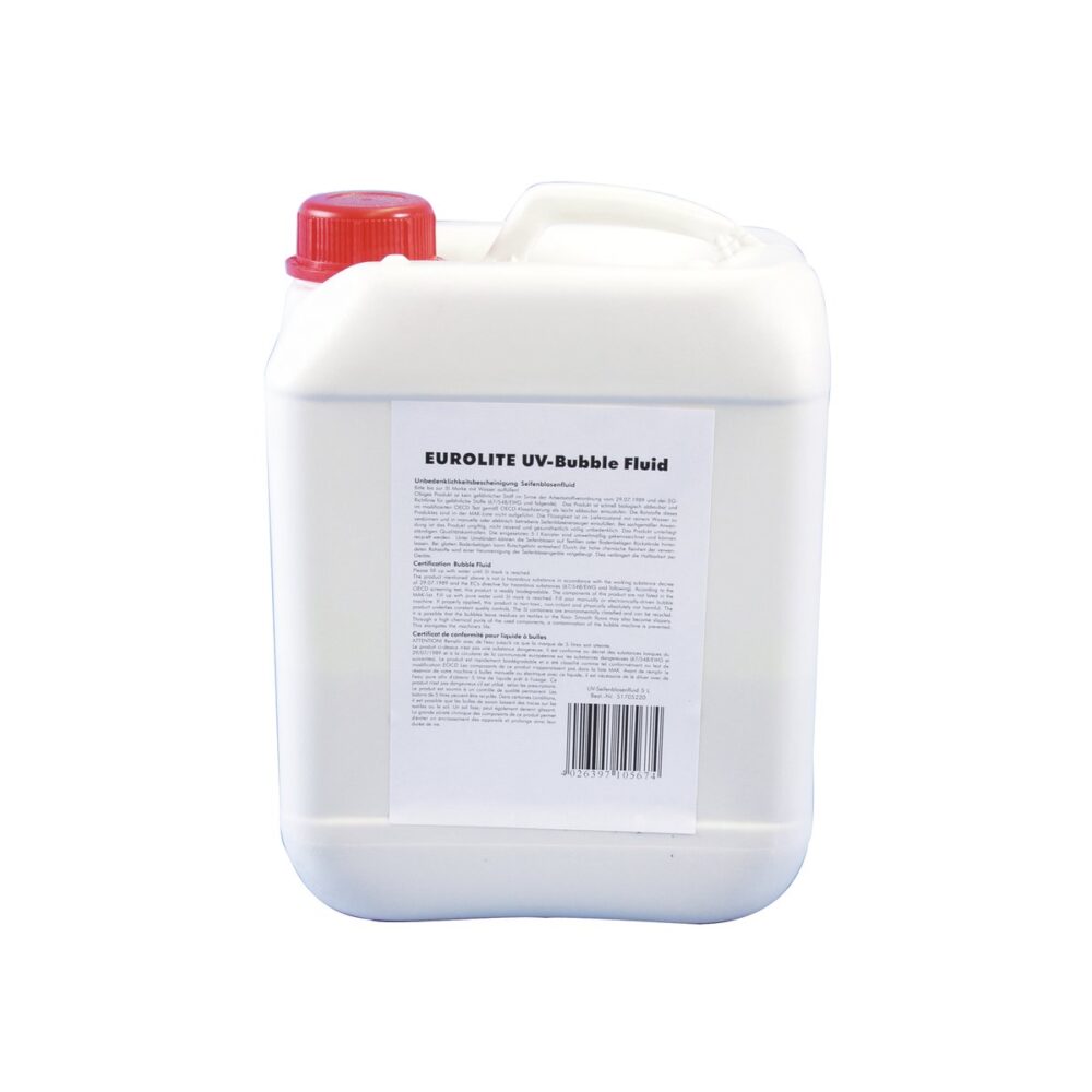 EUROLITE UV Bubble Fluid 5l yellow
