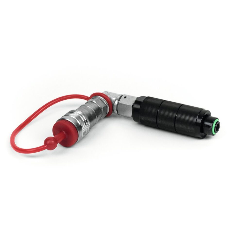 TCM FX CO2 Bottle to Hose 90 degree Quick Connector