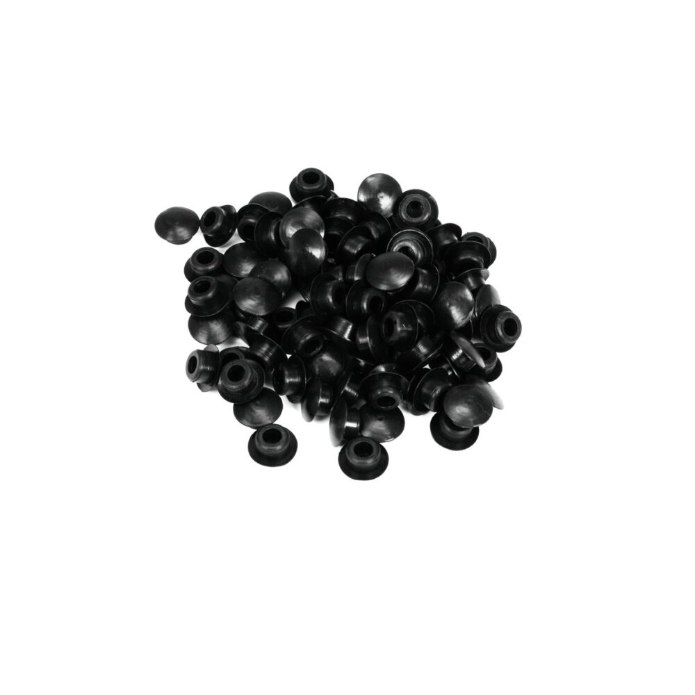 Endcap Silicone 8.5mm bk (100pcs)
