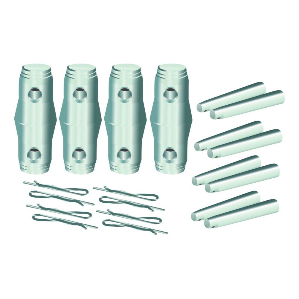 ALUTRUSS QUADLOCK set connecting cone/pivot/pin