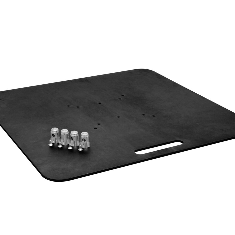 ALUTRUSS Base Plate BP-30/M10 80x80 bk