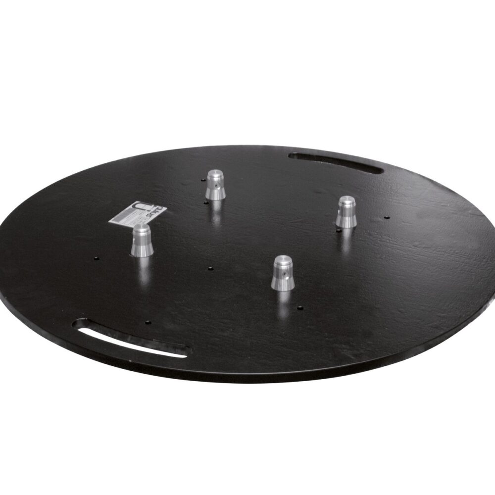 ALUTRUSS Steel Base Plate round type AM bk