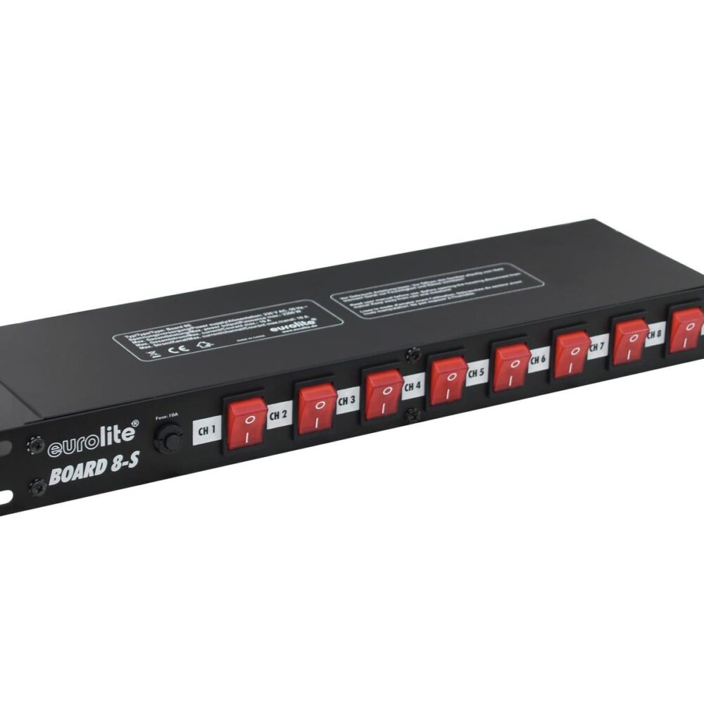 EUROLITE Board 8-S with 8x IEC Outputs