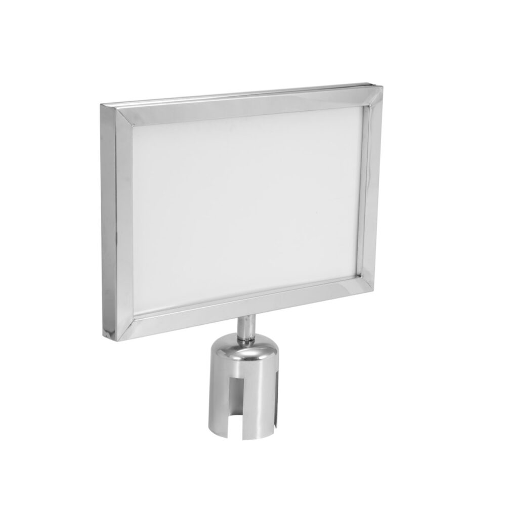 EUROLITE Sign for Eurolite Barrier 317x215 silver