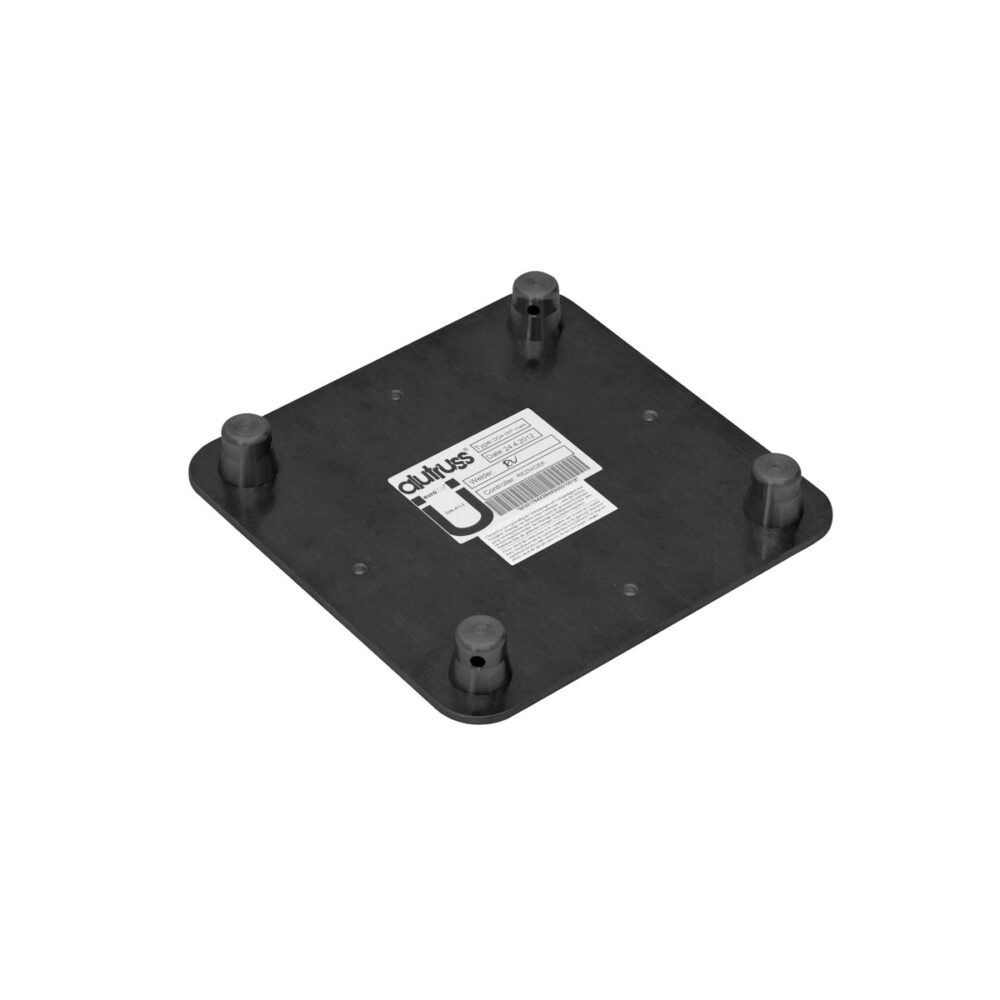 ALUTRUSS DECOLOCK DQ4-WPM Wall Mounting Plate MALE bk
